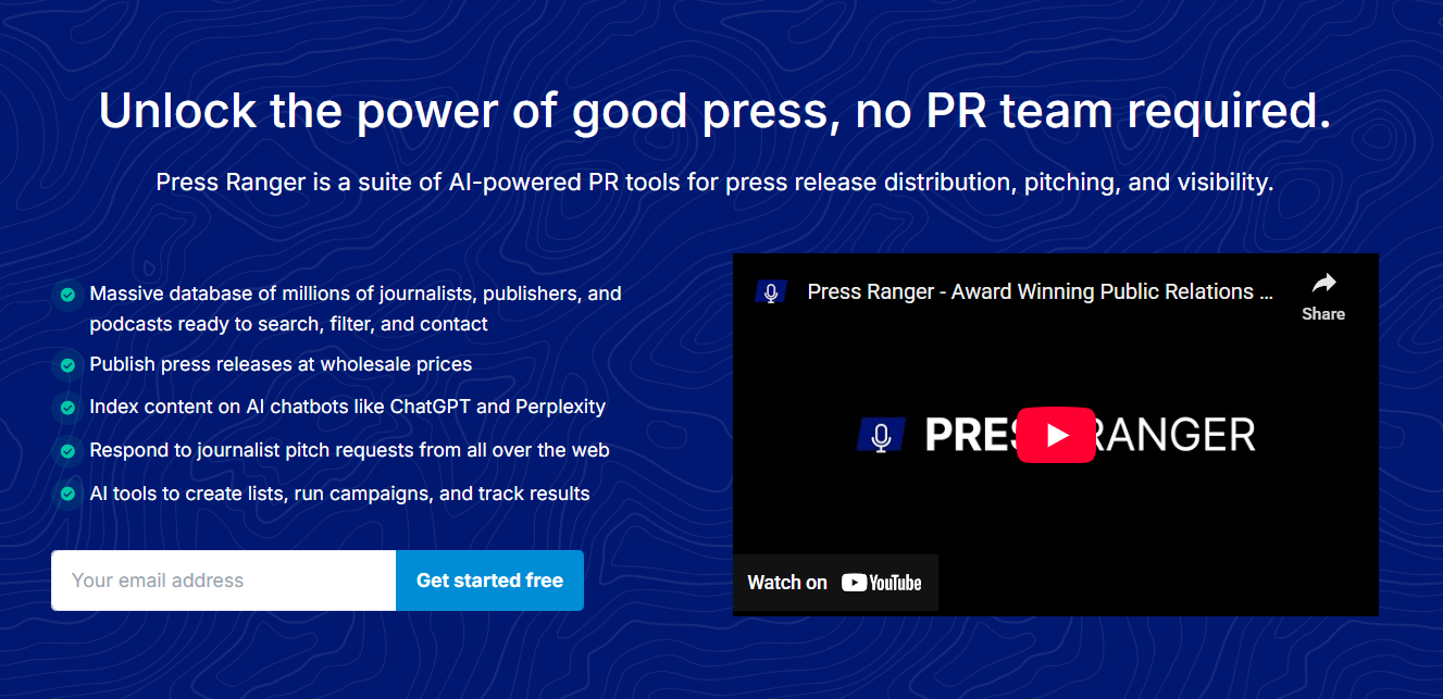 press ranger homepage