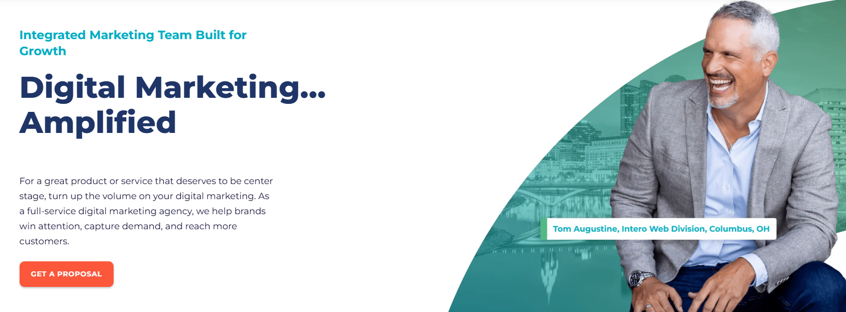 intero digital homepage