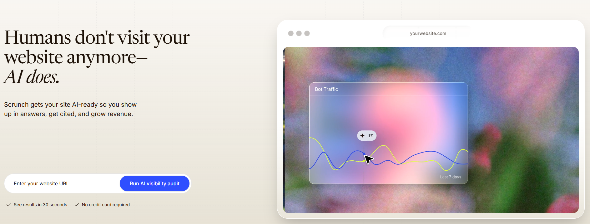 scrunch ai homepage