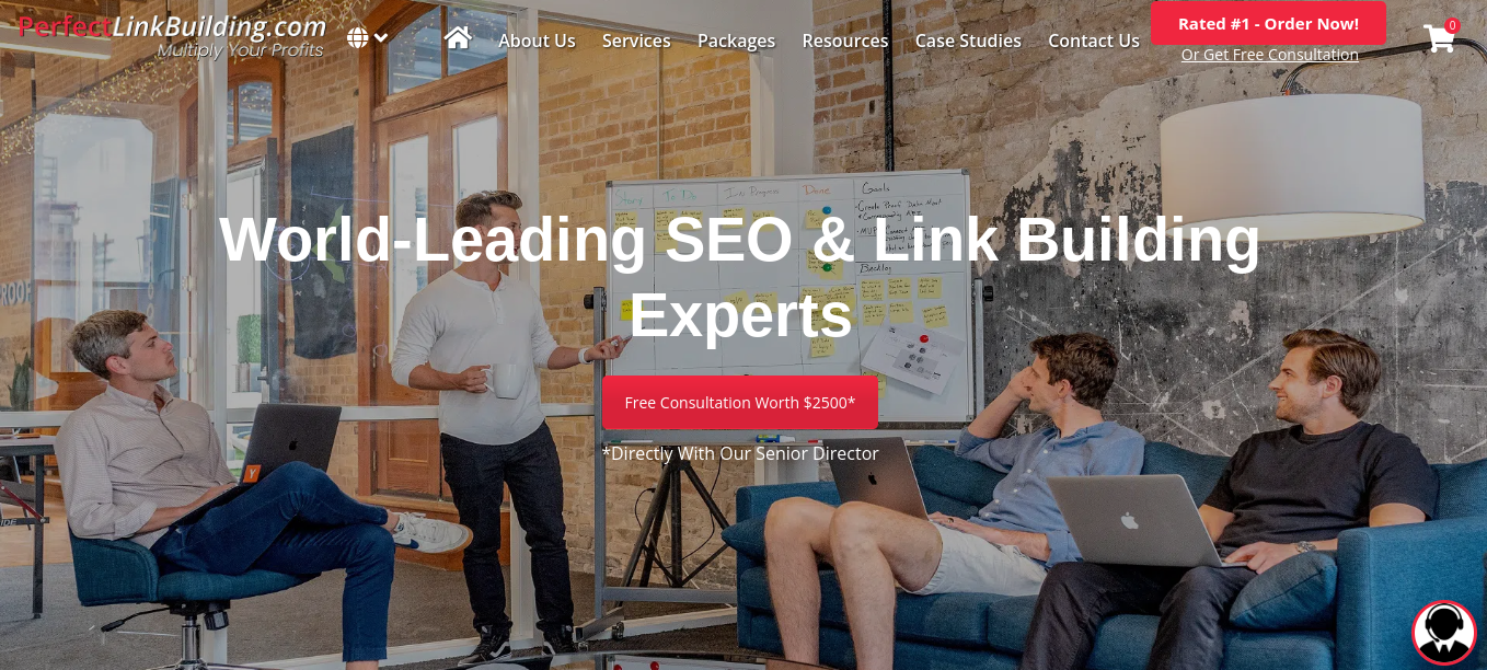 perfect link building homepage