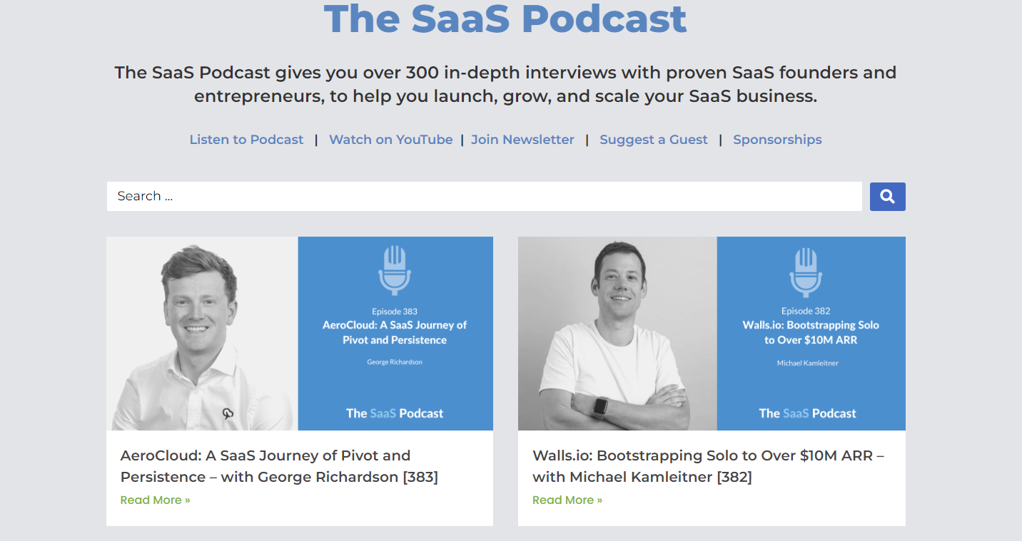 the saas podcast