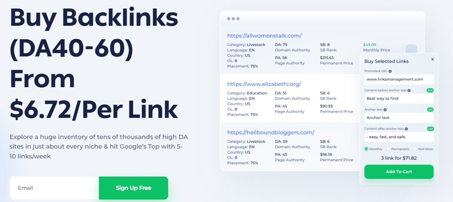 link management homepage