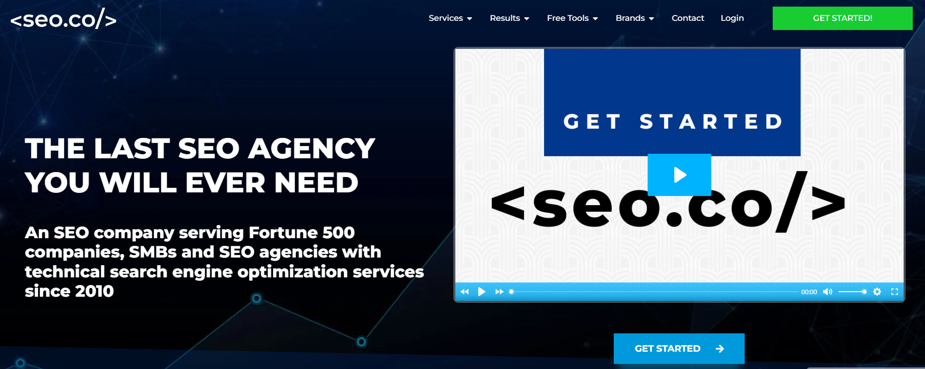 seo.co homepage
