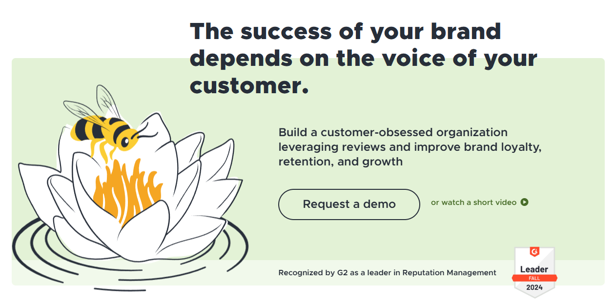 reviewtrackers homepage