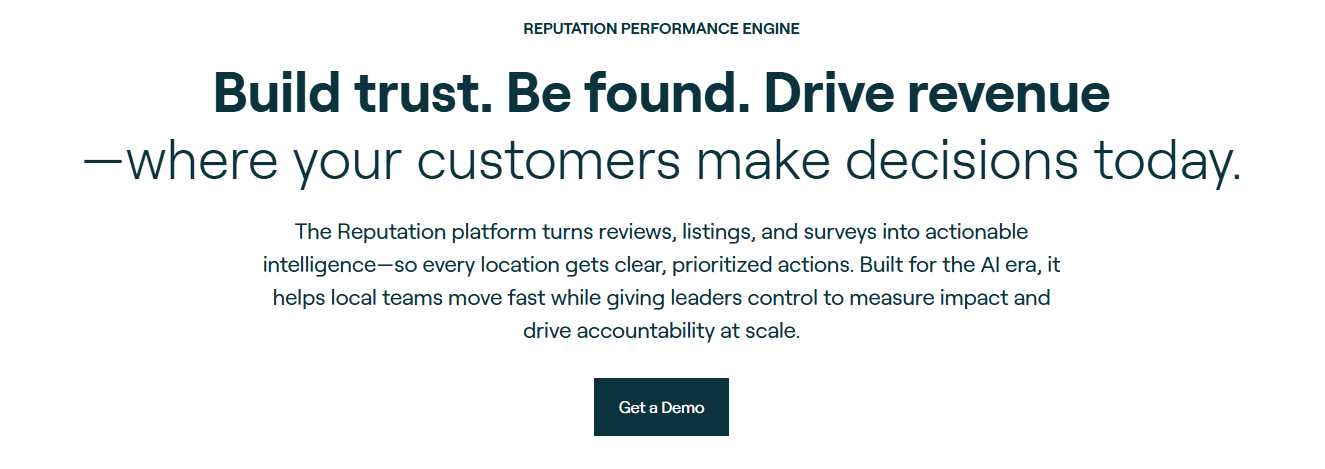 reputation.com homepage