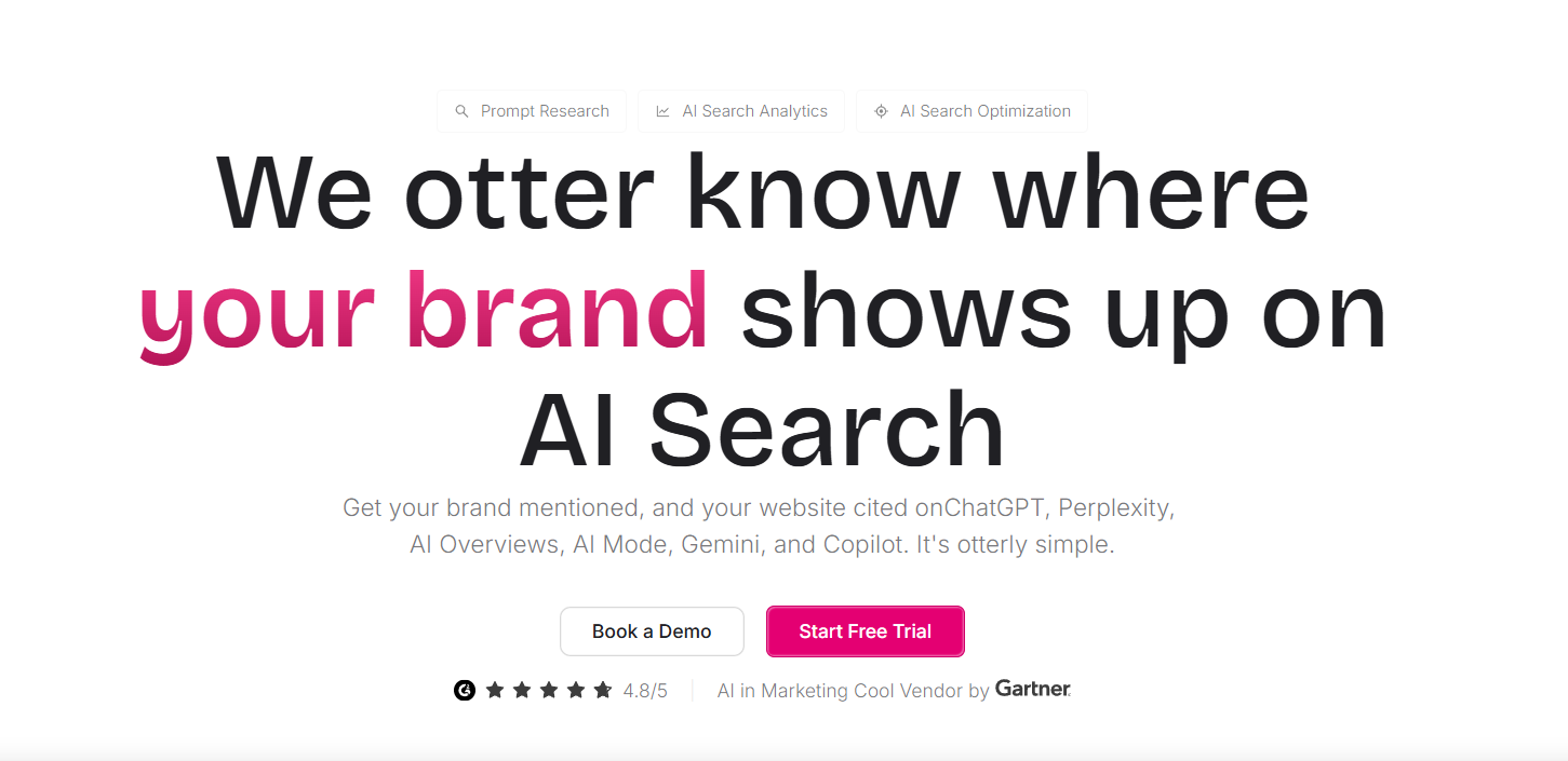 otterly.ai homepage