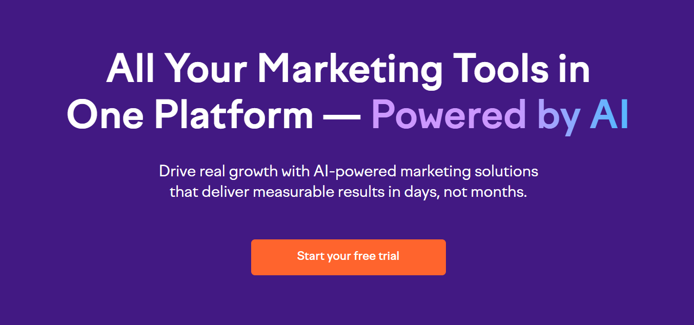 semrush homepage