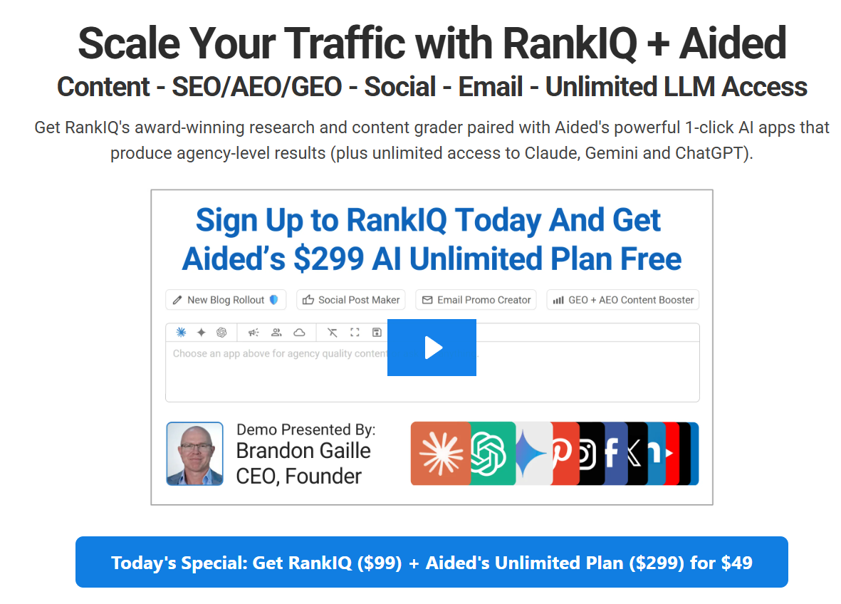 rankiq homepage