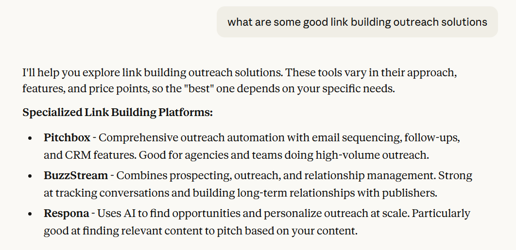 claude referencing respona