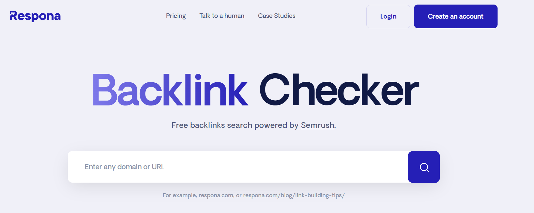respona free backlink checker