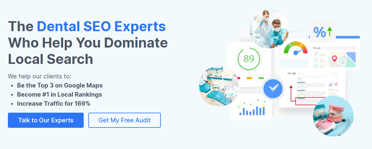 dental seo services homepage