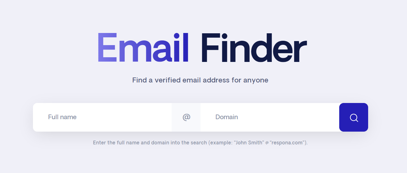 respona free email finder