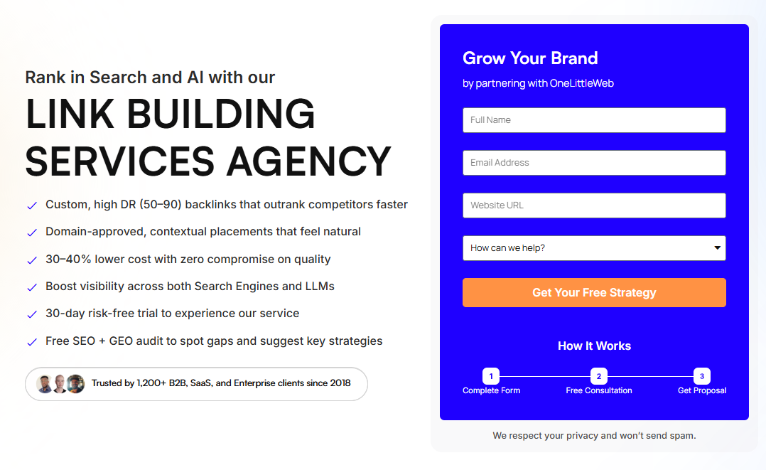 onelittleweb homepage