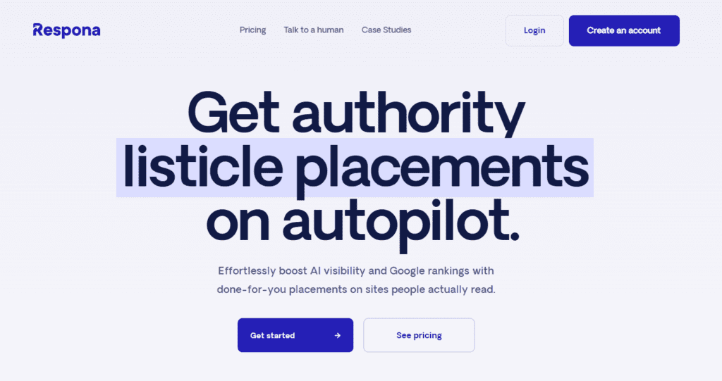 respona homepage