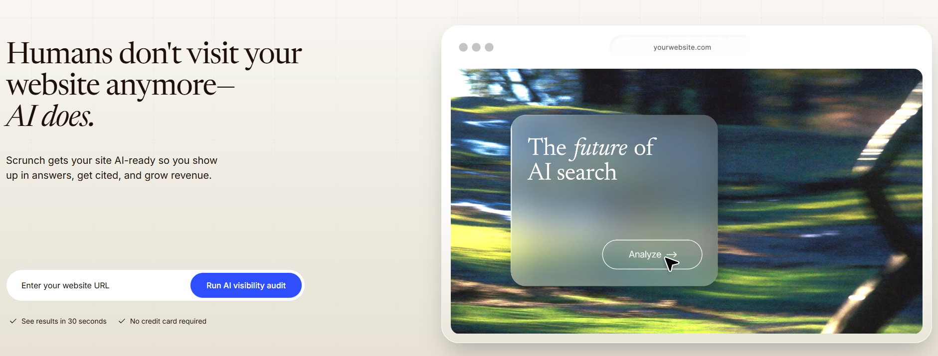 scrunch ai homepage