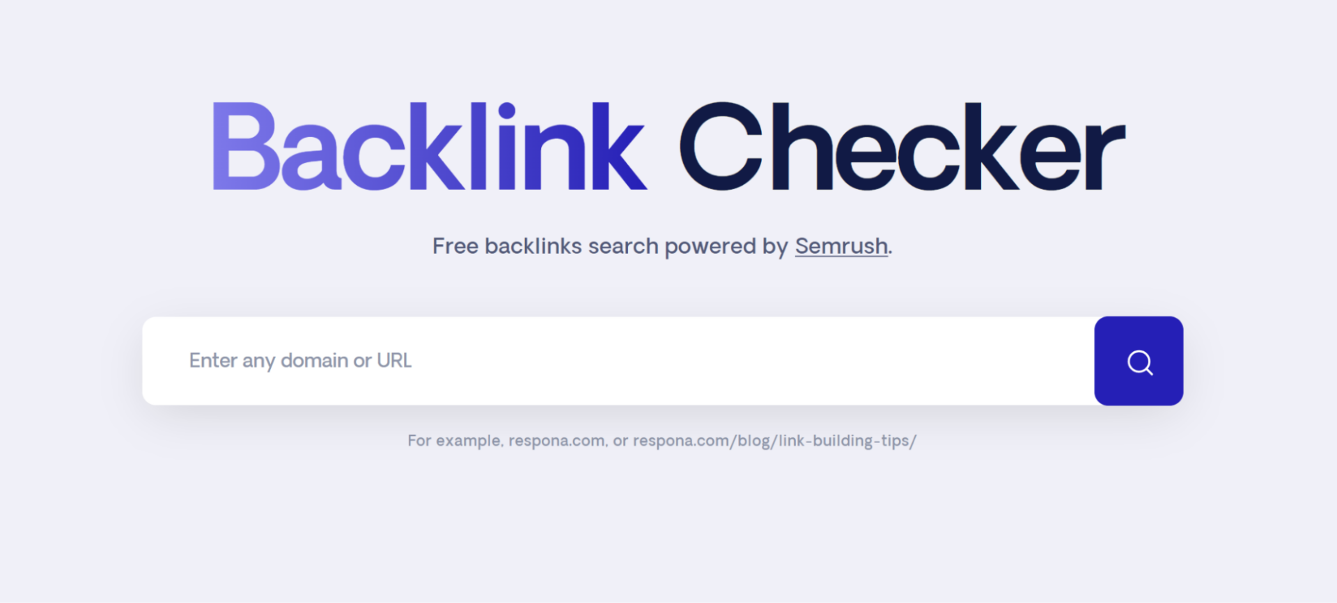 respona free backlink checker