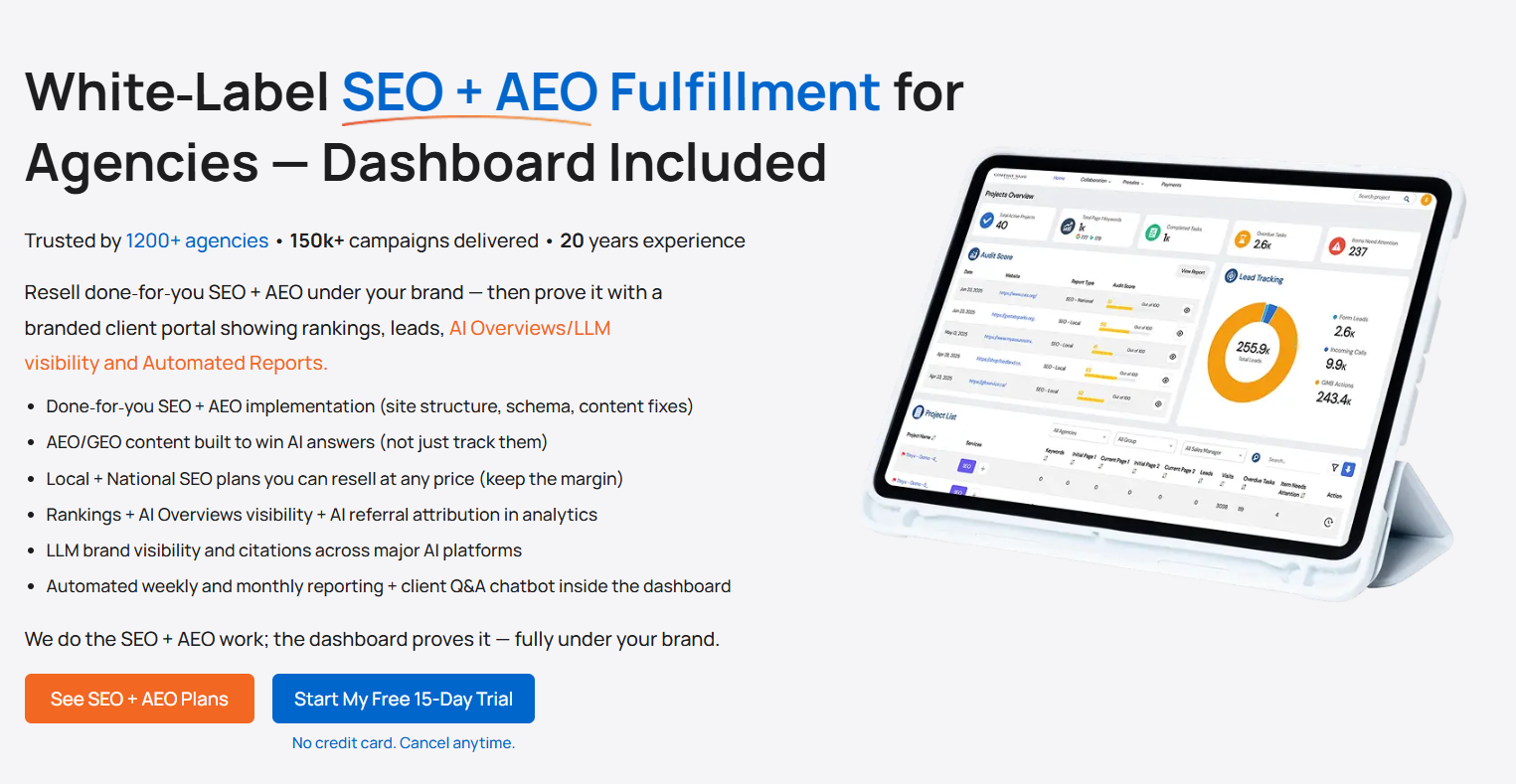 agencyplatform homepage
