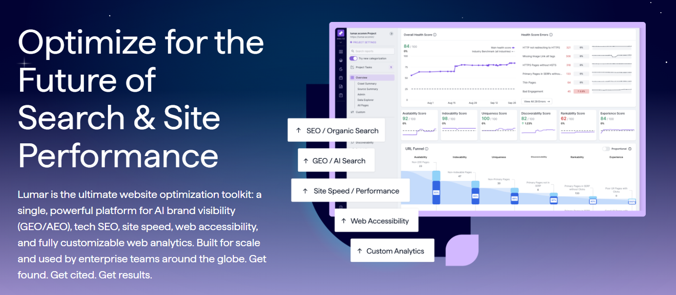 lumar homepage