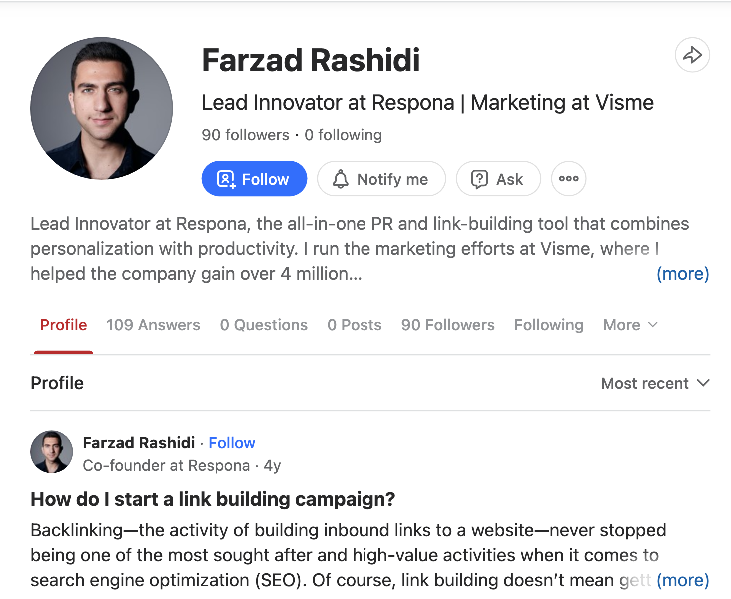 farzad rashidi quora profile