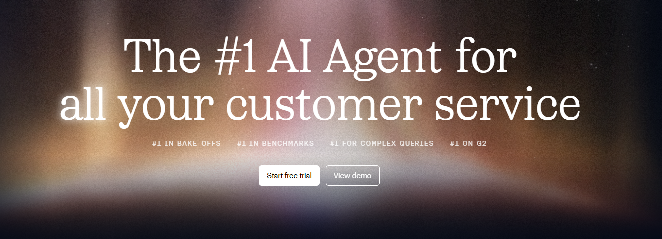 intercom fin homepage