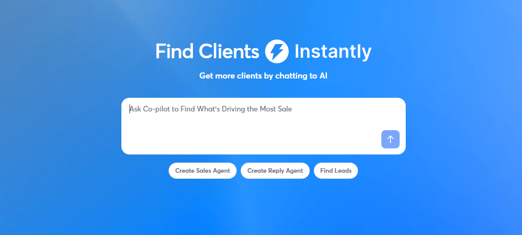 instantly.ai homepage