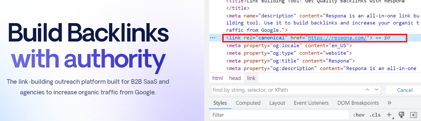 canonical tag example