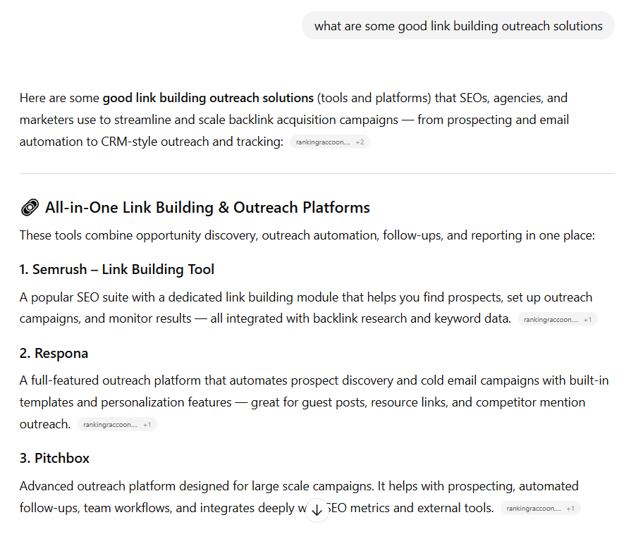 chatgpt referencing respona