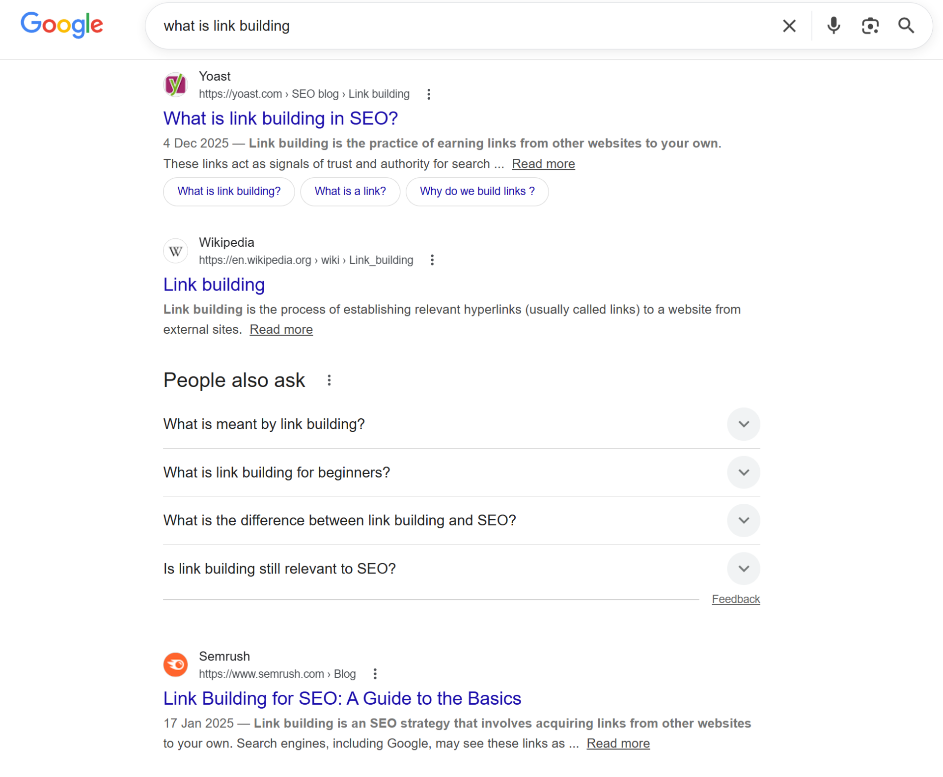 another informational search example