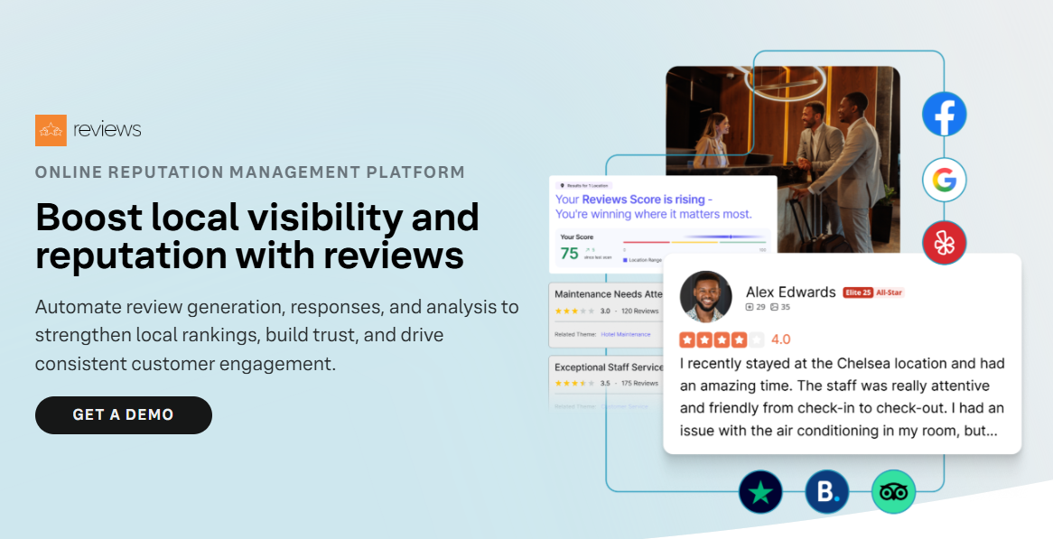 yext reviews homepage