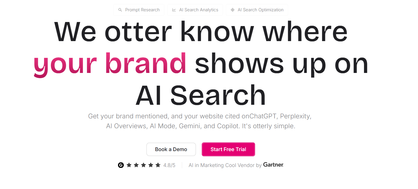 otterly.ai homepage