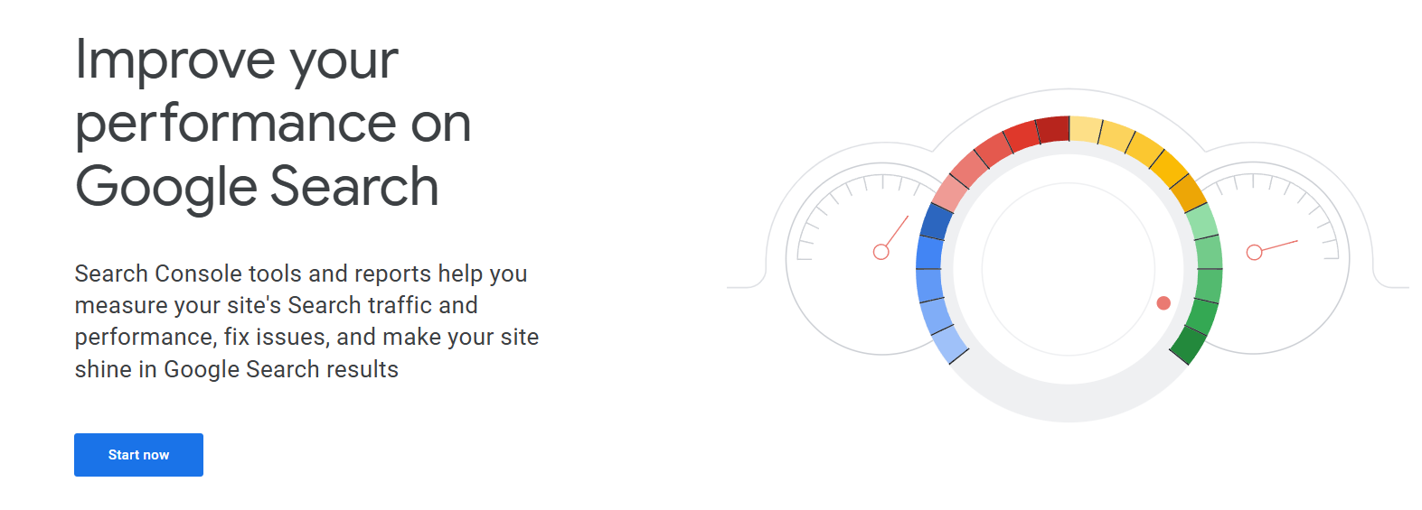 google search console homepage