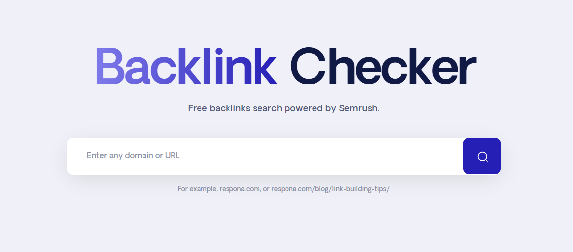 respona free backlink checker