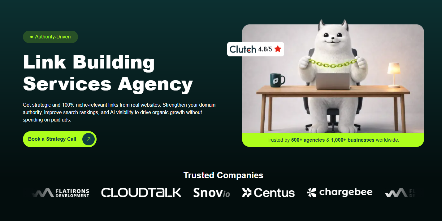 outreach desk homepage
