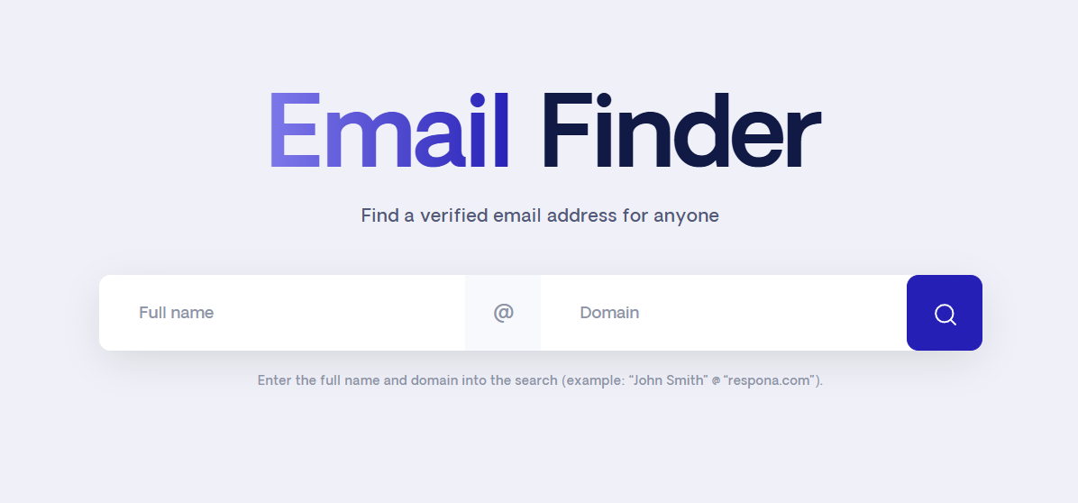 respona free email finder
