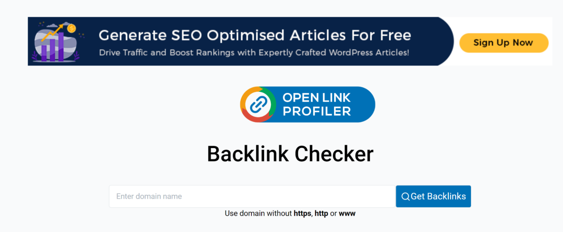 openlinkprofiler backlink checker