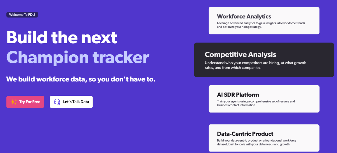people data labs homepage