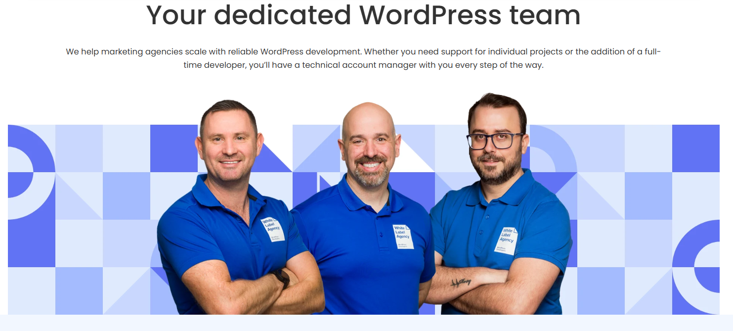 the white label agency homepage