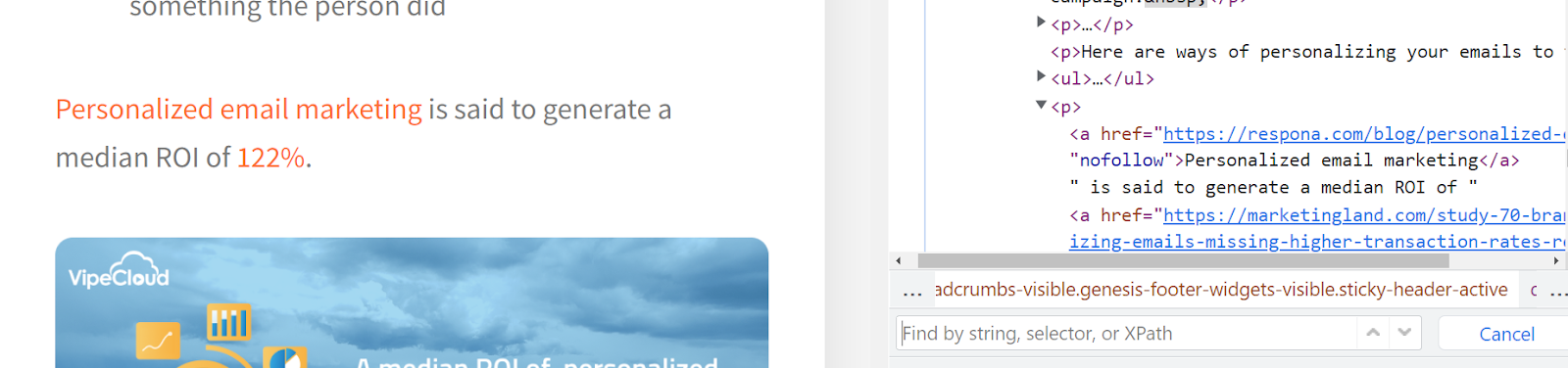 nofollow link example