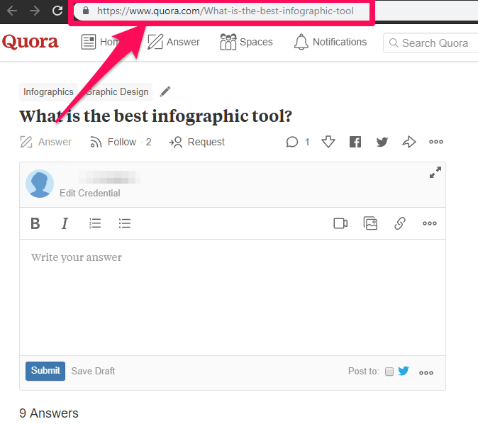 Quora URL